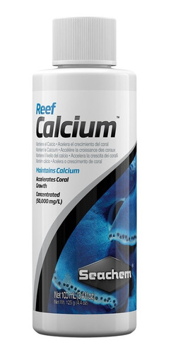 Seachem Reef Calcium 100ml Regula E Mantém O Càlcio