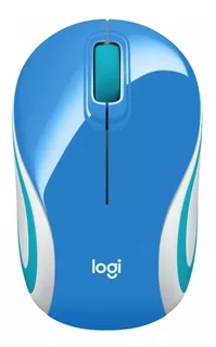 Mouse Logitech Mini Mouse M187 - Azul