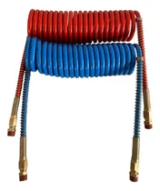 Comprar Mangueras Espiral Aire Freno De Chuto-batea Azul Y Rojo