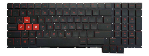 Teclado Para Laptop Hp Omen 15 Ce, 15-ce000 Retroiluminado