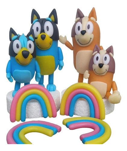 Adorno De Torta Cachorros Bluey