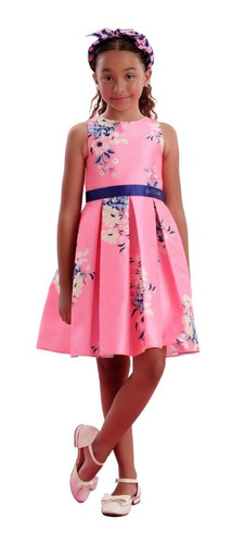 Vestido De Festa Infantil Rosa Petit Cherie Sea Wish 21288