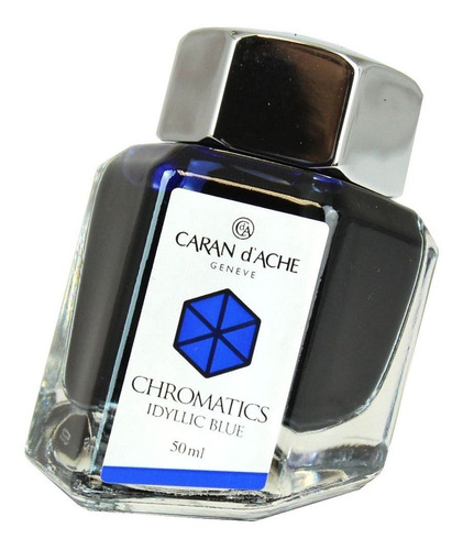 Tinta P/ Caneta Tinteiro Chromatics Idyllic Blue 50 Ml Caran