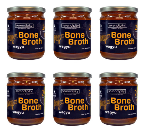 Caldo De Huesos Bone Broth 6 Pack Sabor Wagyu