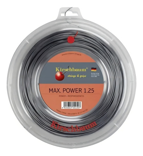 Rollo Cuerda Kirschbaum Max Power 1.25 X 200 Mts