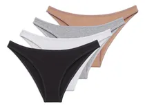 Comprar Pack X 4 Bombachas Vedetinas Lisas Promesse Art. 76327