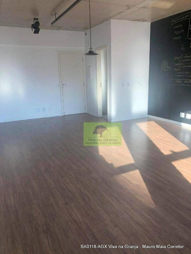Sala Para Alugar, 82 M² Por R$ 3.059,97/mês - Granja Viana - Cotia/sp - Sa0118