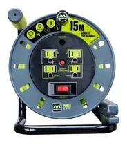Comprar Extension Con Carrete Uso Rudo 15 Mt Industrial,residencial