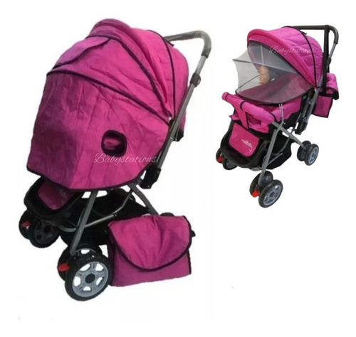 Coche Para Bebé +cubre Pies Súper Acolchado Ebaby Envio Ya 