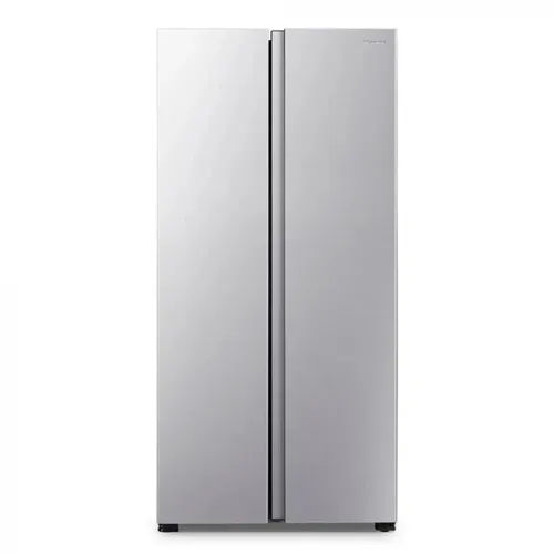 Geladeira Hisense Side by Side Frost Free Inverter 441L Inox RS3P428