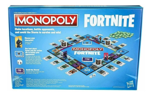 Imagen 4 de 4 de Monopolio Fortnite En Español / Monopoly Ps4 Xbox Pc Swtich