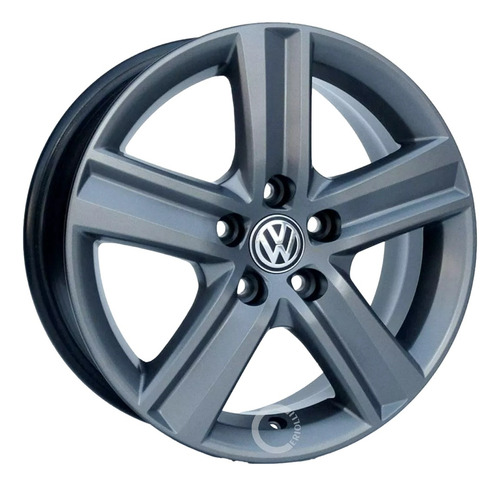 Jogo Roda Fox Highline 2016 Aro 15 5x100 + Grafite Fos Cor Grafite Fosco