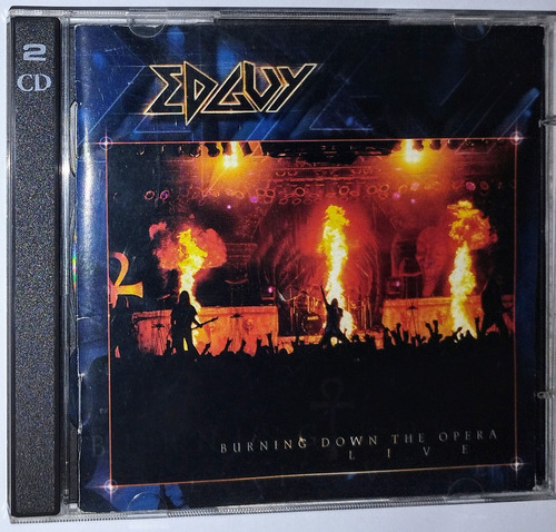 Cd Edguy - Burning Down The Opera Live - Duplo