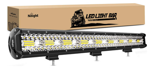 Nilight 18025c-a Barra De Triple Fila De 26 Pulgadas 540 W