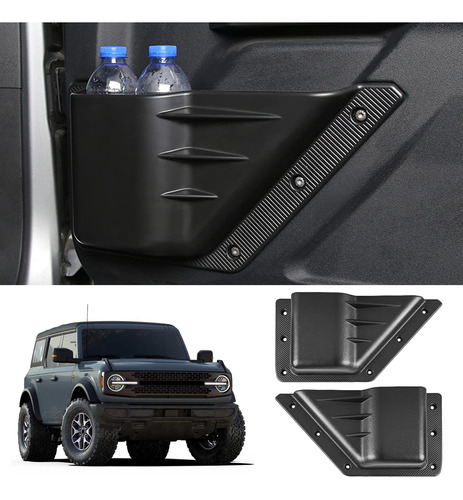 Ewlsac Para Ford Bronco Bolsillo Almacenamiento Puerta Caja