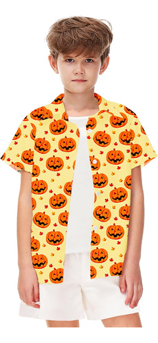 Camisas Con Botones De Halloween Camisa De Fantasma De Calab