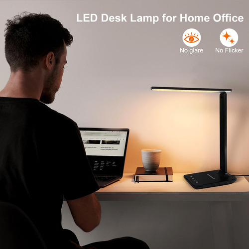 Lámpara De Escritorio Led Karidi Regulable Para Lectura Con