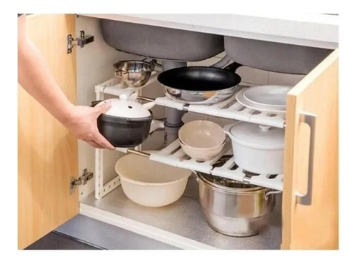 Organizador Multifuncional Cocina Hogar Repisa Ajustable