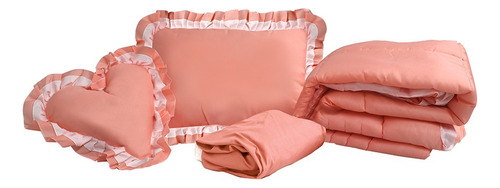 Combo Individual Colchón En Caja Cama Princesa Y Coordinado Blanco Princesas