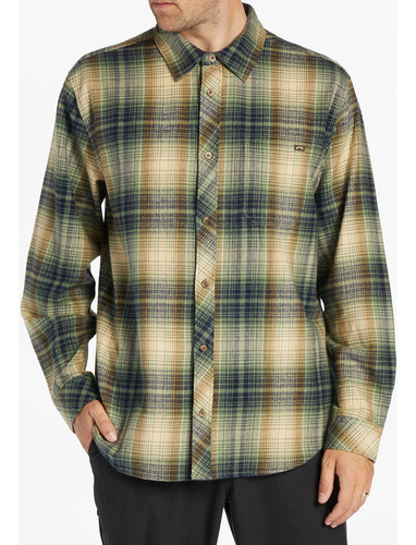 Camisa Billabong Hombre Coastline Verde