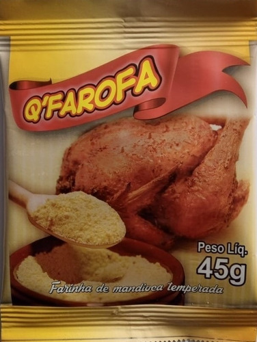 Farofa Pronta 45g Q Farofa - 100 Pcts