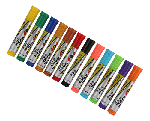 Marcadores De Secado De Pintura Posca, 12 Unidades De Diseño