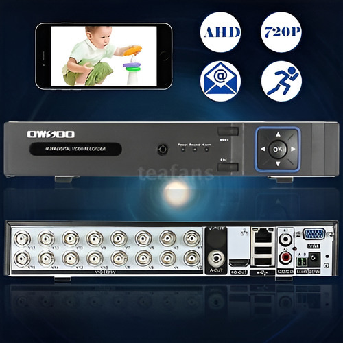 Owsoo 16ch 720p Ahd Dvr H.264 Cctv Digital Grabadora De Víde