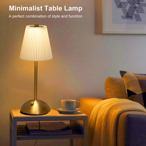 Js Lámpara De Escritorio Led Inalámbrica: Control,