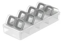 Comprar Organizador De Temperos Cozinha Clear 9 Peças Herméticos Ou