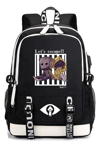 Unisex Little Nights 2 Mochila Juego Cosplay Seis Mono Bolsa