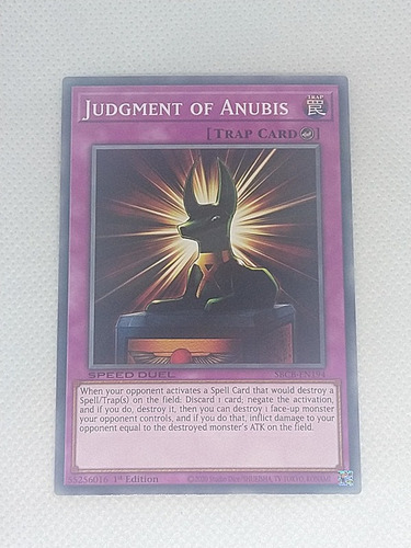 Judgment Of Anubis Comun Yugioh