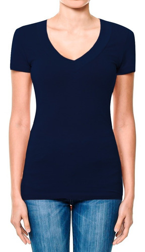 Blusa Cuello V Para Mujer Marca Vasarelli Importado