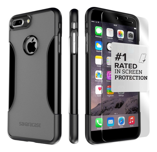 Funda iPhone 8 Plus Y 7 Plus, Saharacase Kit De Protecc...