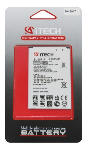 Batería Compatible Con LG K4 2017 K8 2017 K9 Aitech Gtia
