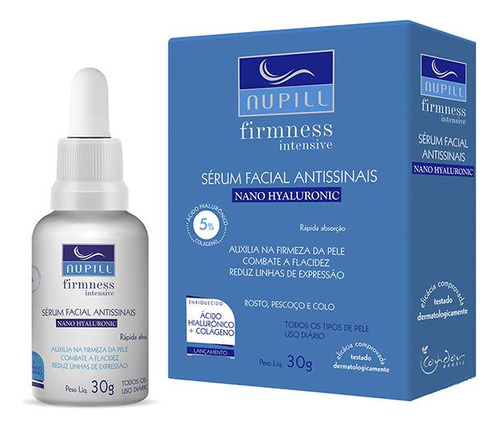 Nupill Firmess Nano Hyaluronic Serum Antissinais 30g