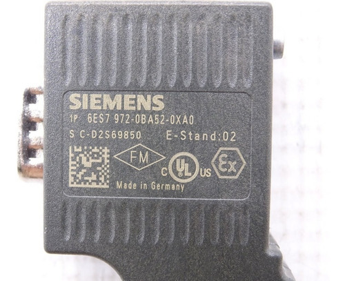 Conector De Conexión Simatic Dp Siemens 6es7972-0ba52-0xa0