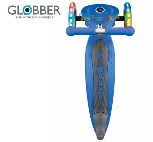 Imagen 5 de 10 de Globber Primo Lights Rosa Con Luces Monopatin De 3 Ruedas