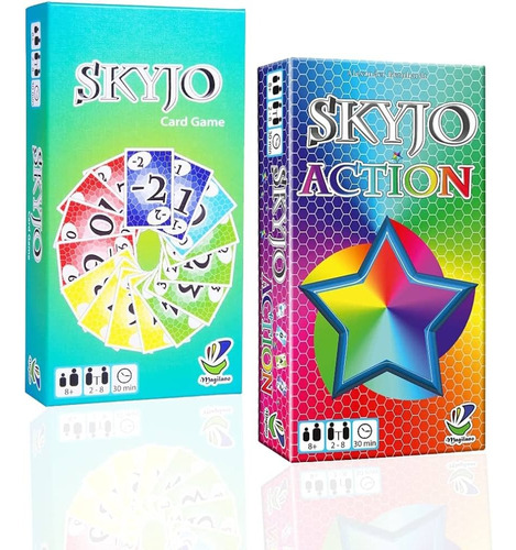 Pack Juego De Cartas Skyjo Y Skyjo Action