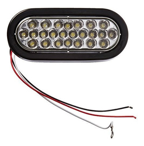 Buyers Products 6 Oval Led Empotrado Strobe Light Clear