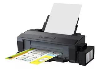 Impresora A Color Simple Función Epson Ecotank L1300 Negra