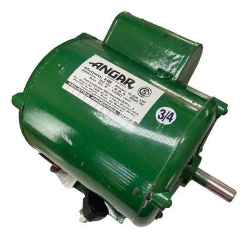 Motor 3/4 Hp Para Hormigoneras Trompitos Mezcladoras Angar