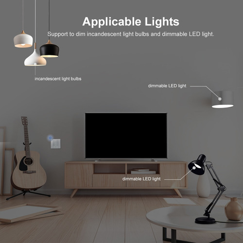 Imagen 8 de 10 de Kit Sonoff D1 - Dimmer, Control Remoto Y Base