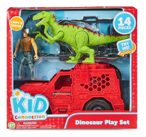 Carro De Aventura Con Dinosaurio
