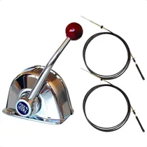 Comprar Manete De Comando Top 1 Motor + Par De Cabos Johnson 18 Pés