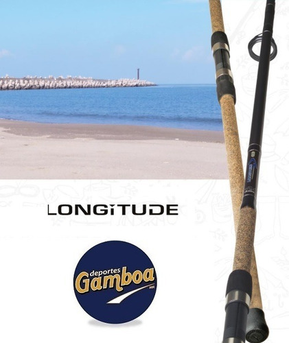 Caña Para Pesca Okuma Longitude Agua Salada ¡envio Gratis!