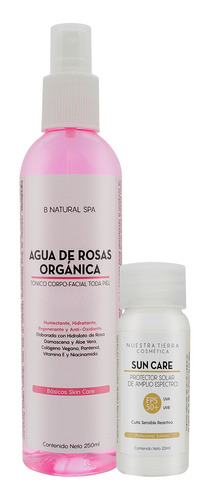Agua De Rosas Orgánica Con Niacinamida, Pantenol Y Vit. E Todo tipo de piel