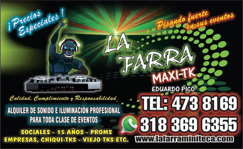 Imagen 4 de 10 de Alquiler Miniteca, Sonido Luces Dj Video Beam 3183696355