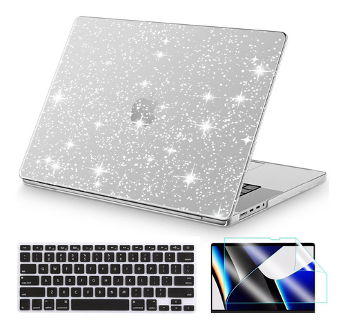 Samtec Funda Rígida Transparente Para Macbook Pro De 16 PuLG