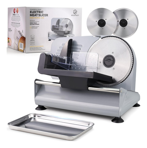 Cortadora De Carne Eléctrica 200 W Con 2 Hojas 7.5