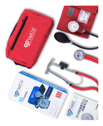 Kit Fonendoscopio Rappaport Valcri + Tensiometro + Marcación